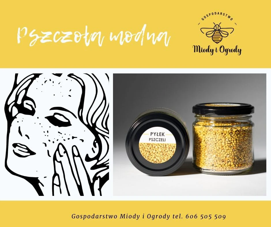 Maseczka z pyłkiem pszczelim
